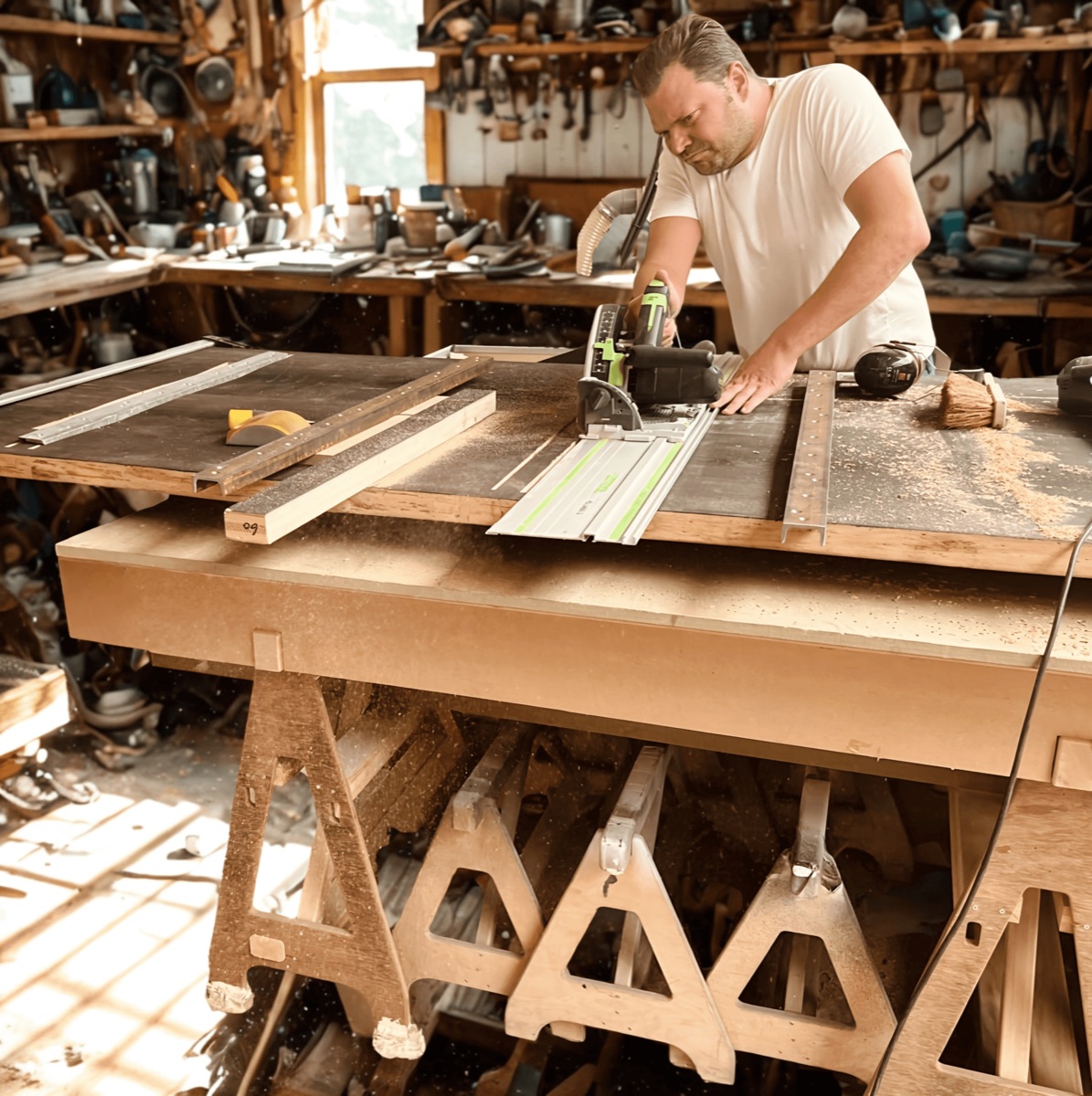 Serge in zijn atelier — Atelier SPC